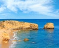 Atlantic rocky coast view (Algarve, Portugal