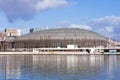 Atlantico Pavilion (Pavilhao Atlantico), currently called MEO Arena, in Park of Nations Royalty Free Stock Photo