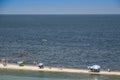 Atlantida beach landscape in Canelones, Uruguay