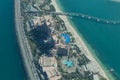 Atlantis The Palm Hotel aerial view
