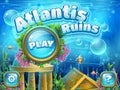 Atlantis ruins - vector illustration boot screen to the computer