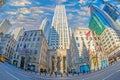 Atlas, a bronze statue in Rockefeller Center, Manhattan, USA