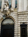 Atlas house in London is a grade two building near the Bank of England in the city Royalty Free Stock Photo