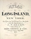 Atlas of Long Island Royalty Free Stock Photo