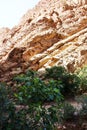 Atlas mountains, rocks in Morocco, in the desert, in Africa Royalty Free Stock Photo