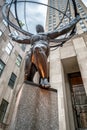 Atlas statue at Fifth Avenue in midtown New York City Royalty Free Stock Photo