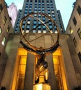 Atlas Statue, New York City, NY, USA Royalty Free Stock Photo