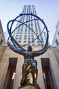 Atlas statue and Rockefeller Center