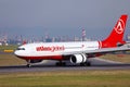 AtlasGlobal plane taxiing at Vienna Airport, VIE