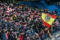 Atletico Madrid fans Royalty Free Stock Photo