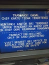 ATM bri mandiri BNI money error