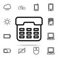 ATM button icon. web icons universal set for web and mobile Royalty Free Stock Photo