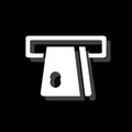 Atm cash icon flat Royalty Free Stock Photo