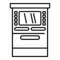 Atm cashpoint icon, outline style