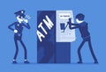 ATM hacking crime