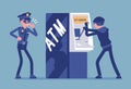 ATM hacking crime