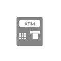 Atm icon vector