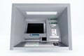 ATM isolated on white background. 3D rendering Royalty Free Stock Photo