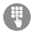 atm keypad Isolated Vector icon which can easily modify or edit