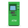 ATM machine. Bank terminal. Vector Royalty Free Stock Photo