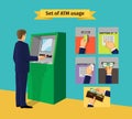 ATM machine Royalty Free Stock Photo