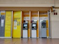 ATM machines at Orchad road, Singapore Royalty Free Stock Photo