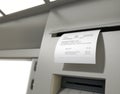 ATM Slip Withdrawel Receipt