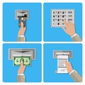 ATM terminal usage concept