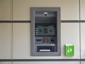 ATM in the wall of the building with access from the street Royalty Free Stock Photo