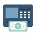 Atmflat vector icon which can easily modify or edit