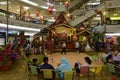 Atmoshphere of Hari Raya Puasa (Eid al-Fitr) in shopping mall in Malaysia during the festive period Royalty Free Stock Photo