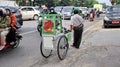 The atmosphere of the activities of the residents of the streets of Bandung City