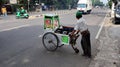 The atmosphere of the activities of the residents of the streets of Bandung City