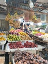 the atmosphere of the Banda Aceh Penayong fruit market