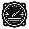 Atmosphere barometer icon, simple style Royalty Free Stock Photo