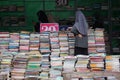 The atmosphere on a book fair in Blitar, East Java, Indonesia