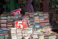 The atmosphere on a book  fair in Blitar, East Java, Indonesia Royalty Free Stock Photo