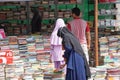The atmosphere on a book  fair in Blitar, East Java, Indonesia Royalty Free Stock Photo