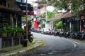 The atmosphere of the city of Ubud, Bali is still quiet due to the impact of the COVID-19 pandemic