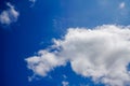 the atmosphere of the cloud in the sky Royalty Free Stock Photo
