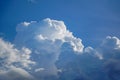 the atmosphere of the cloud in the sky Royalty Free Stock Photo