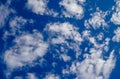 the atmosphere of the cloud in the sky Royalty Free Stock Photo