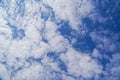 the atmosphere of the clouds Royalty Free Stock Photo