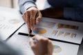 Atmosphere in the conference room where two business people are meeting and brainstorming, young executives forming startups, Royalty Free Stock Photo