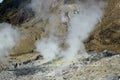 The atmosphere of the crater on Mount Papandayan Garut