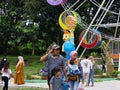 The atmosphere Dunia Candy in Wates, Kediri. Dunia candy is one of the famous tourist objects in East Java