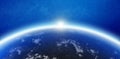 Atmosphere Earth horizon Royalty Free Stock Photo