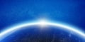 Atmosphere Earth horizon Royalty Free Stock Photo