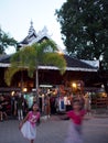 Atmosphere environment around souvenir walking street, the CHIANG RAI NIGHT BAZAAR