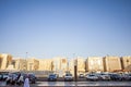 Atmosphere of holy City, Medina around Nabawi Mosque, in Saudi Arabia